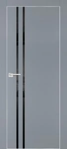 Межкомнатная дверь PX-11  AL кромка с 4-х ст. Серый матовый