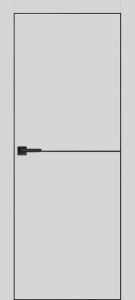Межкомнатная дверь PX-19 черная кромка с 4-х ст. Агат