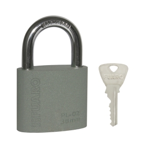 Замок навесной PL-PROTEC-0238 3key (PL-02-38) англ. /блистер