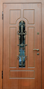 Дверь с кованными элементами DZ185
