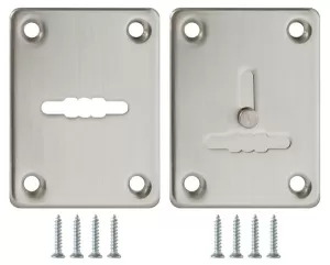 Накладка на сувальдный замок ESC.S-lift+S/K.set (ESC081/082) мат.никель (2шт.)